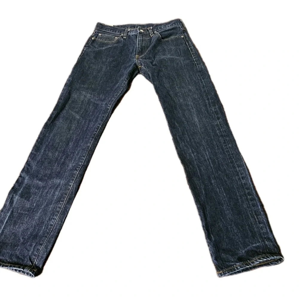 J.Crew 770 Jeans Mens‎ 30x31  Slim straight Leg Dark Indigo Blue Denim